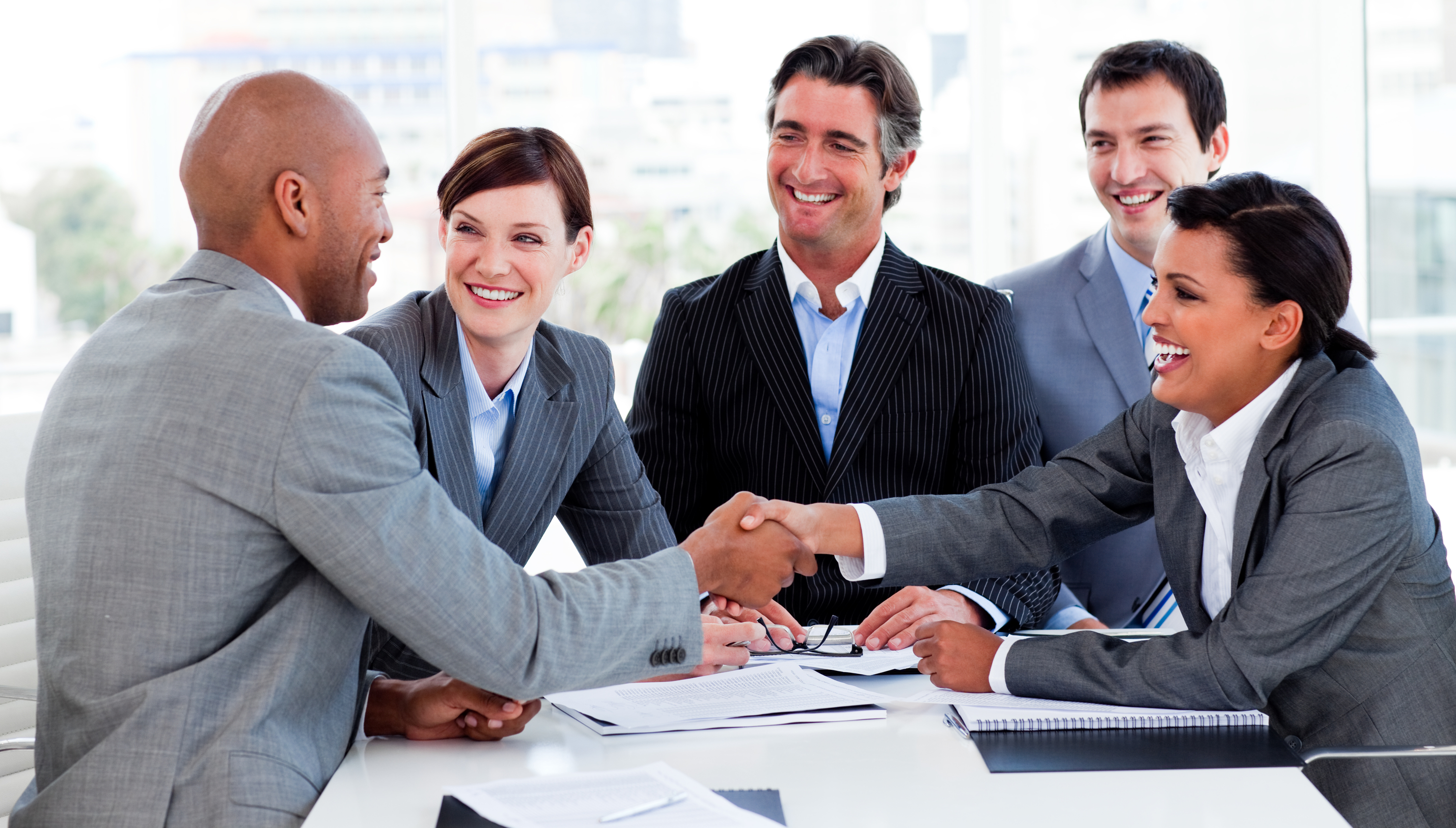 Professional business meeting