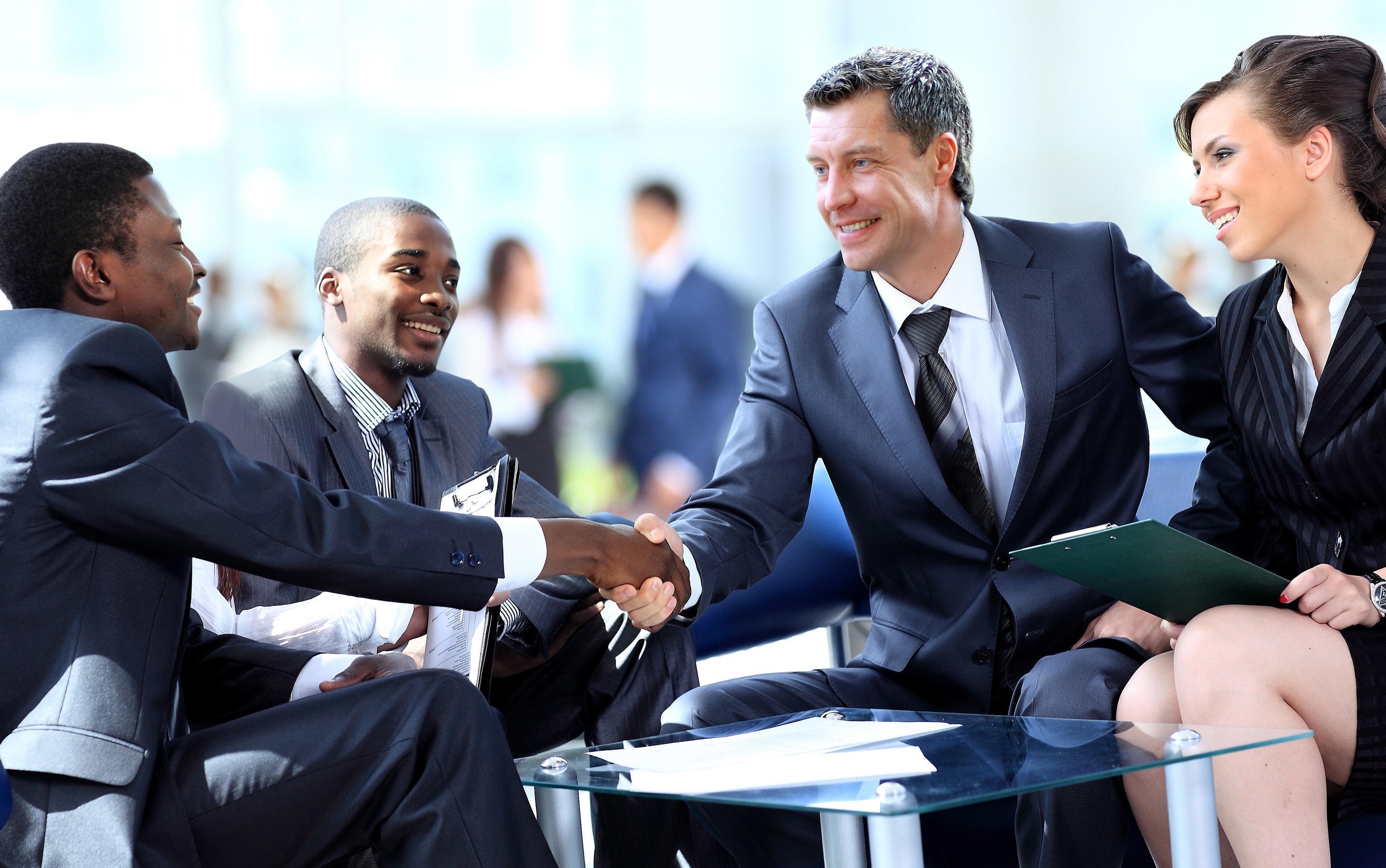 Professional handshake